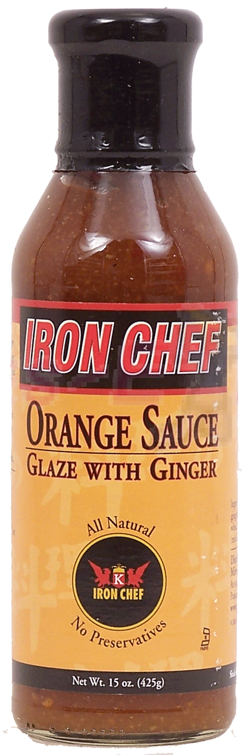 Iron Chef  orange sauce glaze with ginger, all natural Full-Size Picture